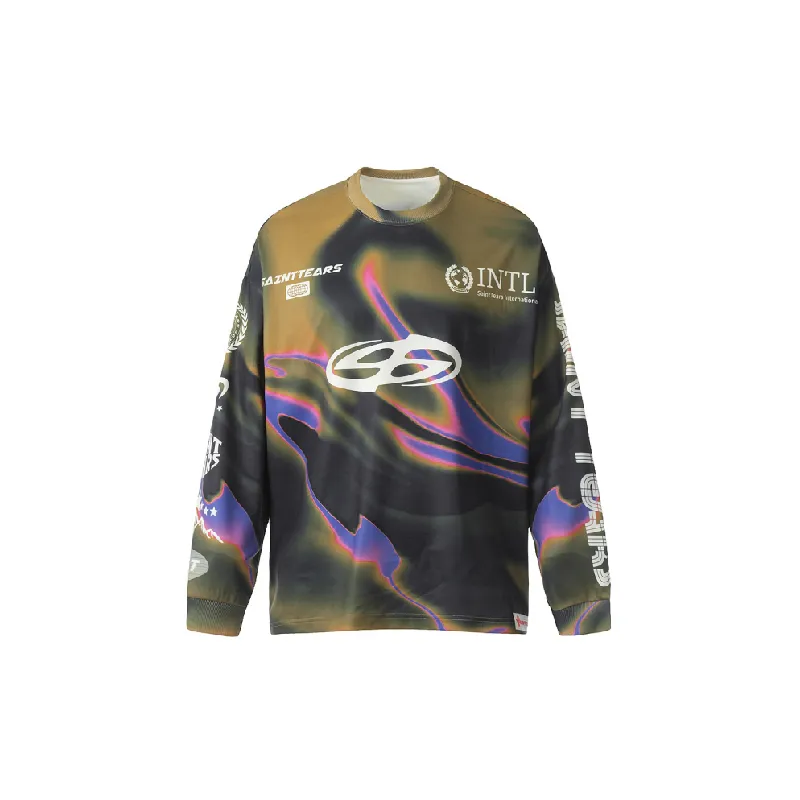 Retro All Over Print T shirt-0