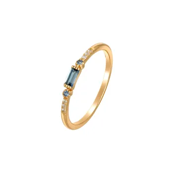 Simple Gemstone Ring