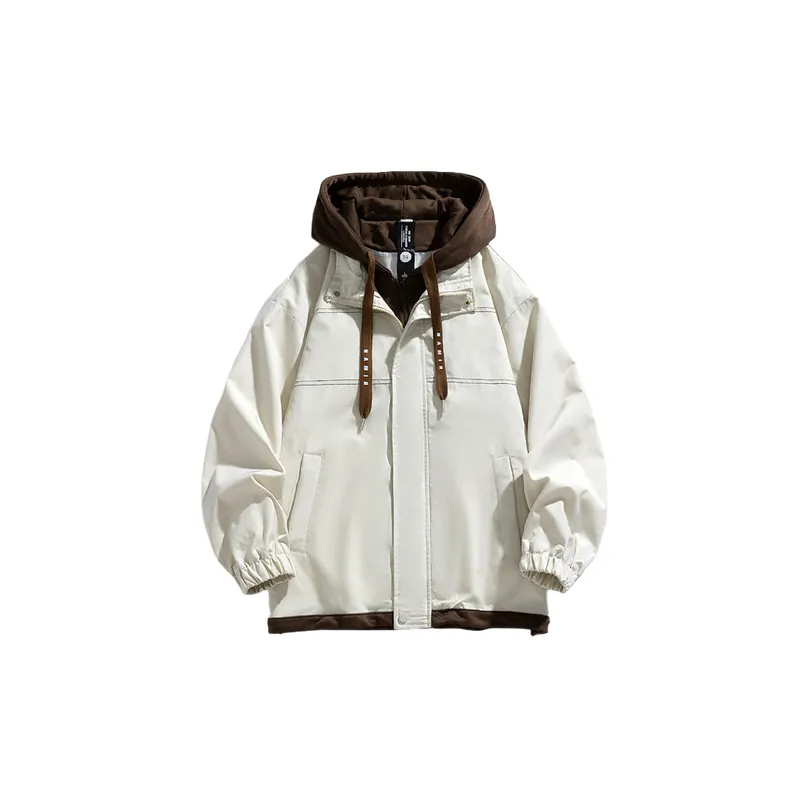 Casual Loose Blended Synthetic Fabrics Jacket-2
