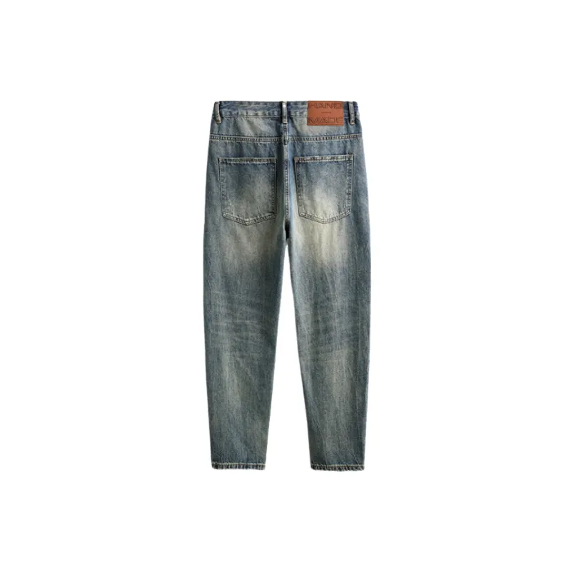 Trendy Embroidered Jeans-1