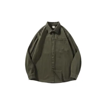 Casual Plain Cotton Shirt Unisex