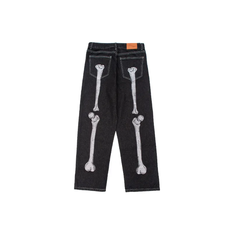 Trendy Embroidered Jeans-1