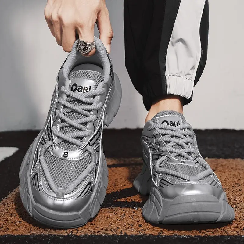 Casual Breathable Chunky Sneakers-1