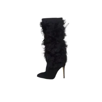 Fashion Contrast Color Ankle Boots