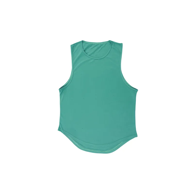 Sporty Simple Blended Synthetic Fabrics Vest-0