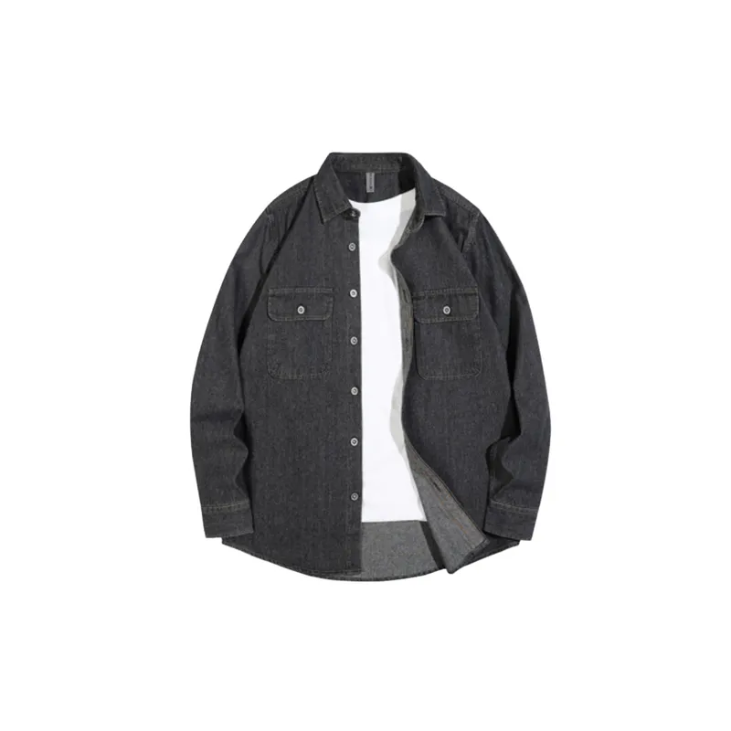 Retro Casual Denim Jacket-0