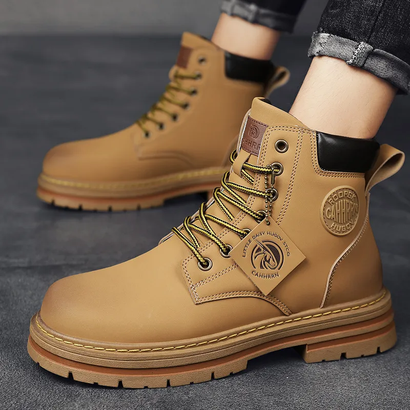 Casual Plain Martin Boot-1