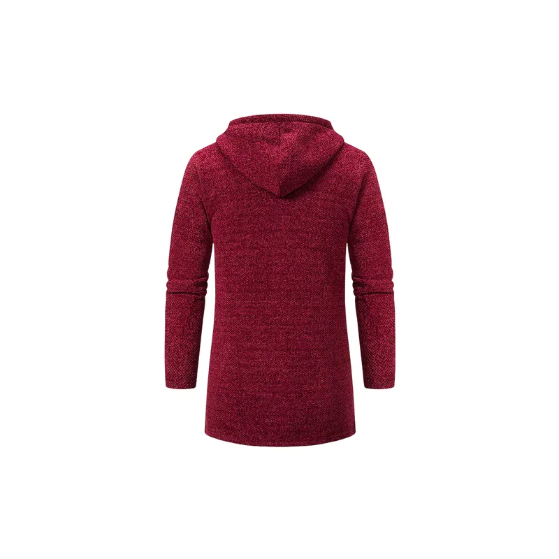 Simple Warm Blended Synthetic Fabrics Sweater-3