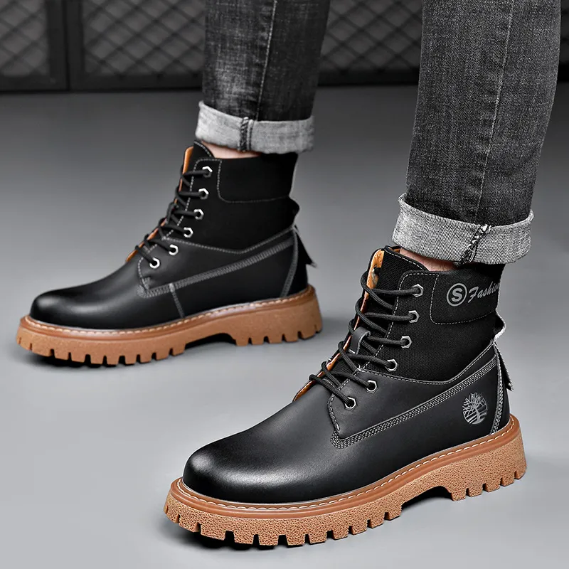Retro Sporty Outdoor Boots-6