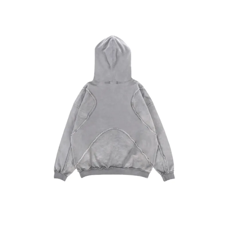 New Fashion Brand Personality Solid Color High Street Sweatshirt-5