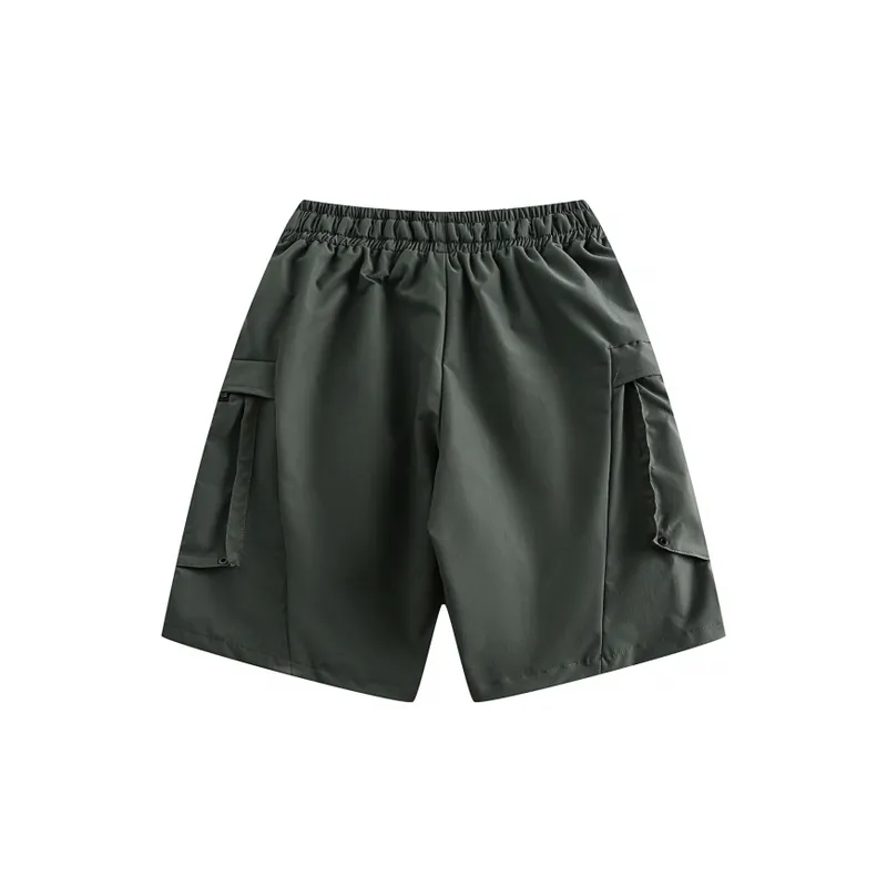 Loose Style Work Shorts-5