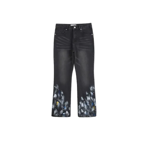 LILBETTER Lucky Hand Gesture Pattern Pants