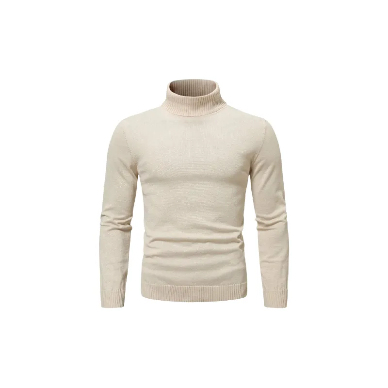 Casual Plain Cotton Blended Fabric Sweater-0