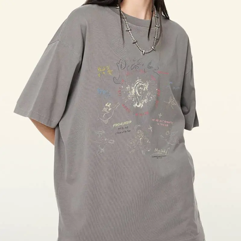 Casual Sporty 100% Cotton T Shirt-10