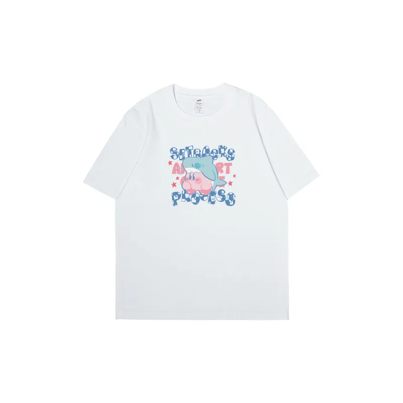 Casual Loose Combed Cotton T Shirt-7