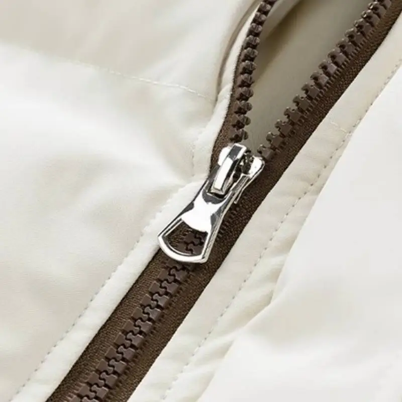Loose Warming Blended Synthetic Fabrics Quilted Jacket-6