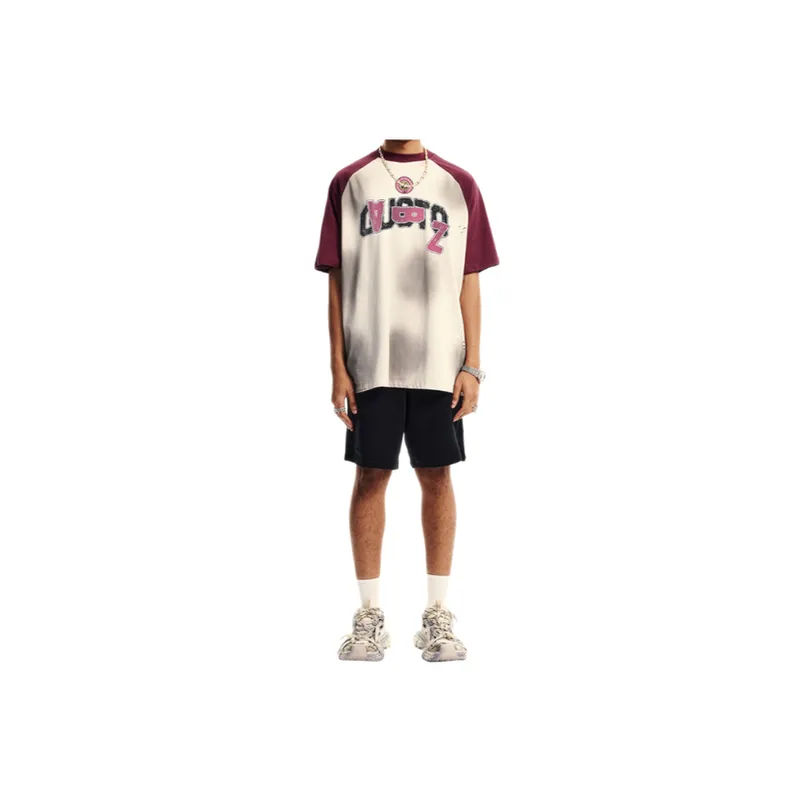 Retro Trendy Washed Short Sleeve T Shirt-6