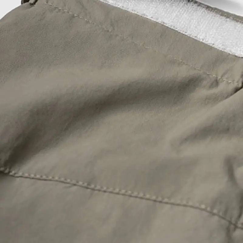 Simple Basics 100% Nylon Cargo Pants-9