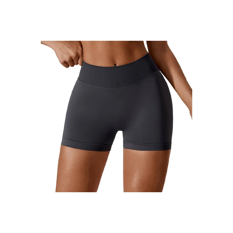 Casual Plain Sports Shorts Women-6