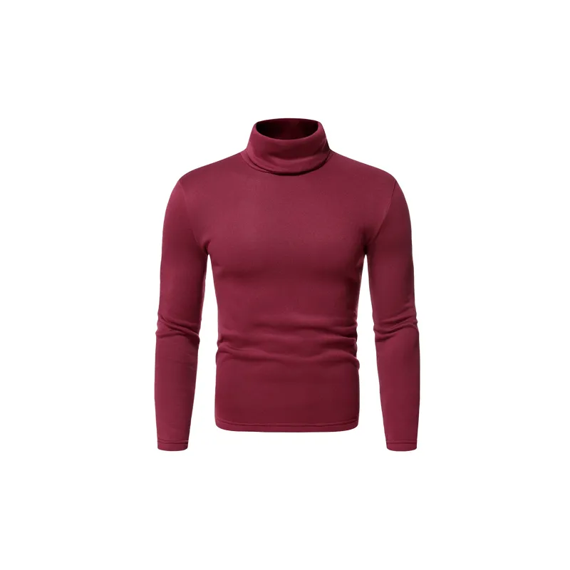 Simple Plain Blended Synthetic Fabrics Knitwear-4