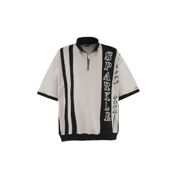 Casual Sporty Cotton Blended Fabric T Shirt Unisex