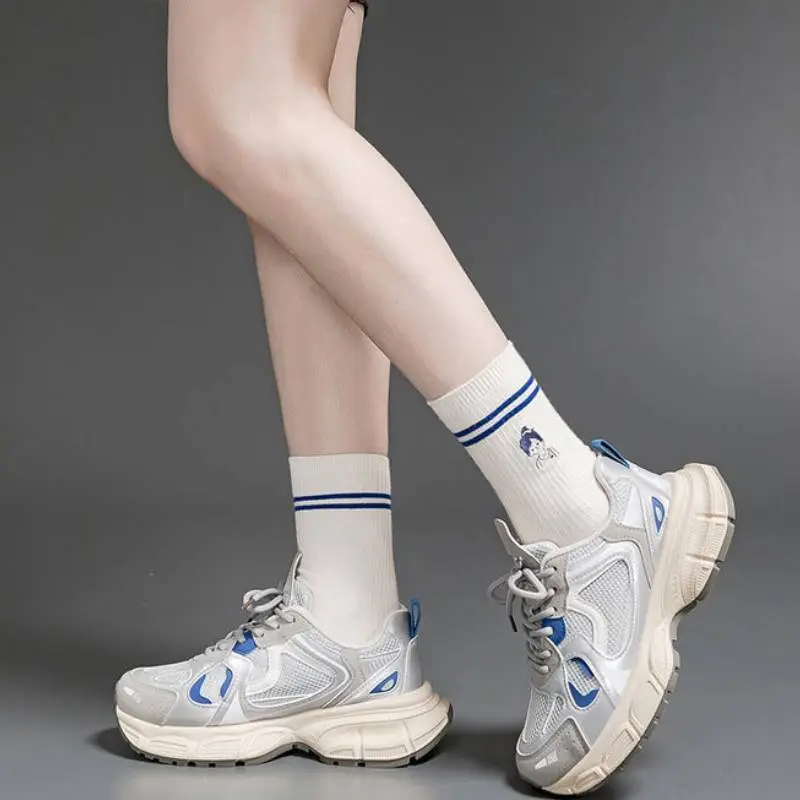 Retro Breathable Chunky Sneakers-9