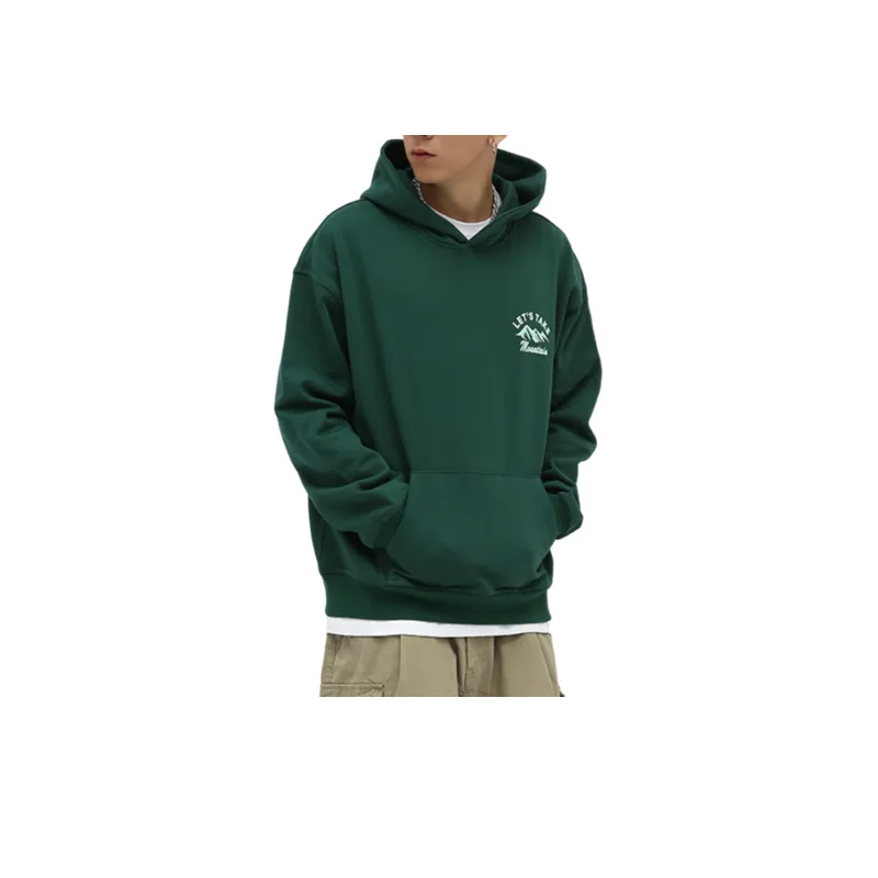 Streetwear Thickened Foamed Printed Hoodie-2