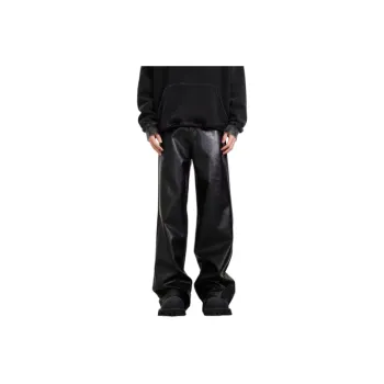 Loose Leather Pants