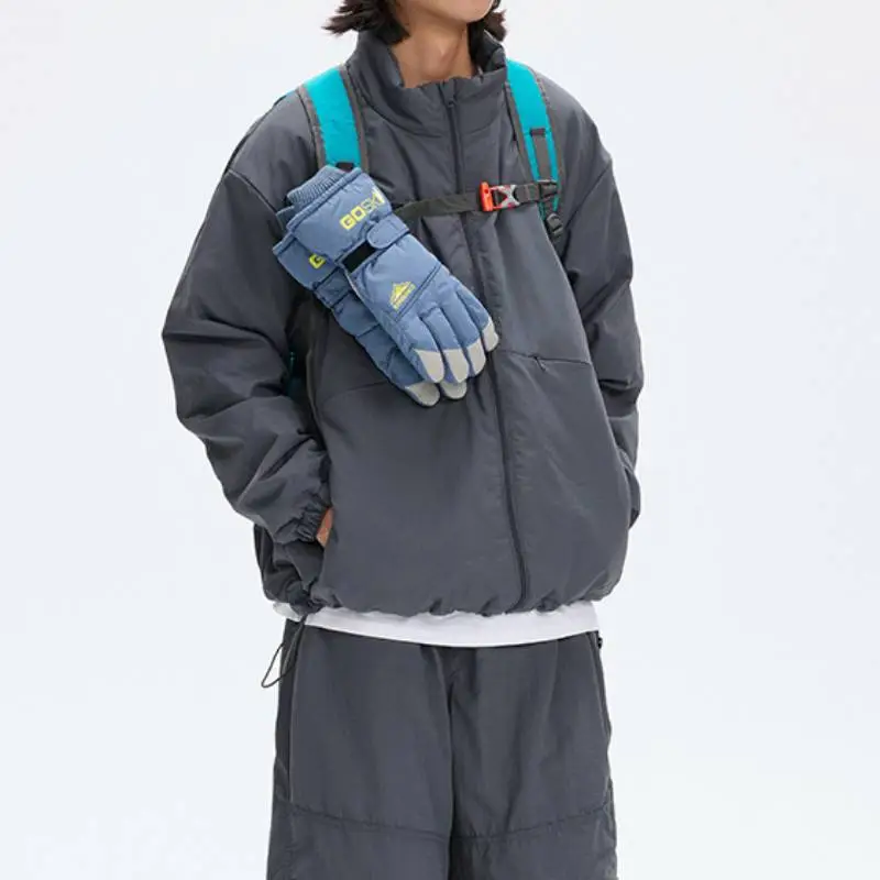 Casual Simple White Duck Down Jacket-11