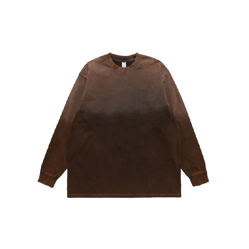 Retro Loose Long Sleeve T Shirt-0