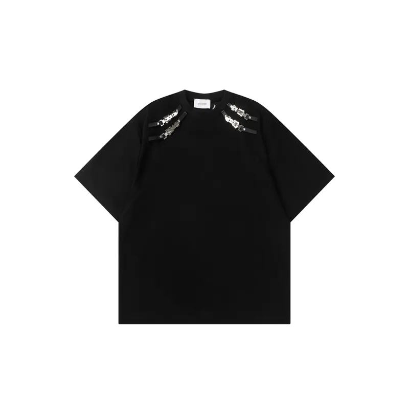 Short Sleeved Niche T Shirt-4