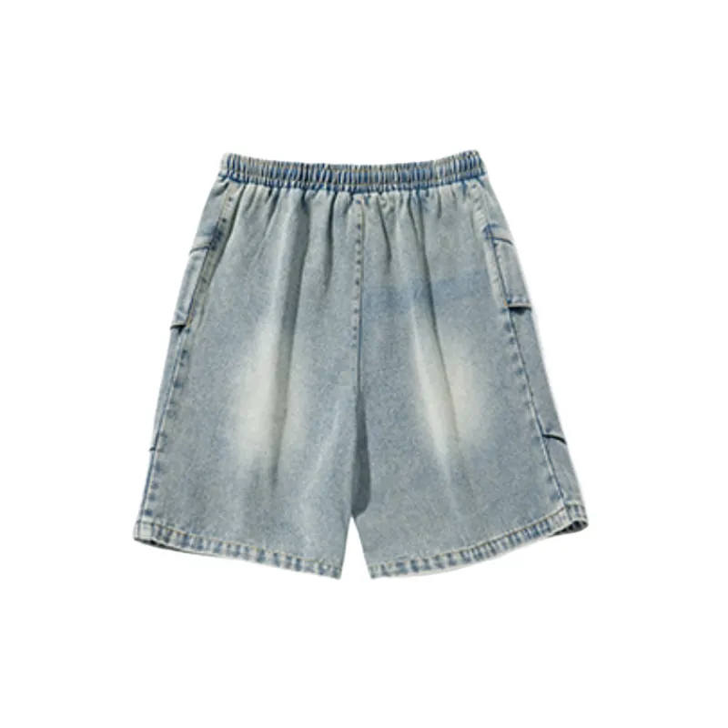 Casual Retro Denim Shorts-1