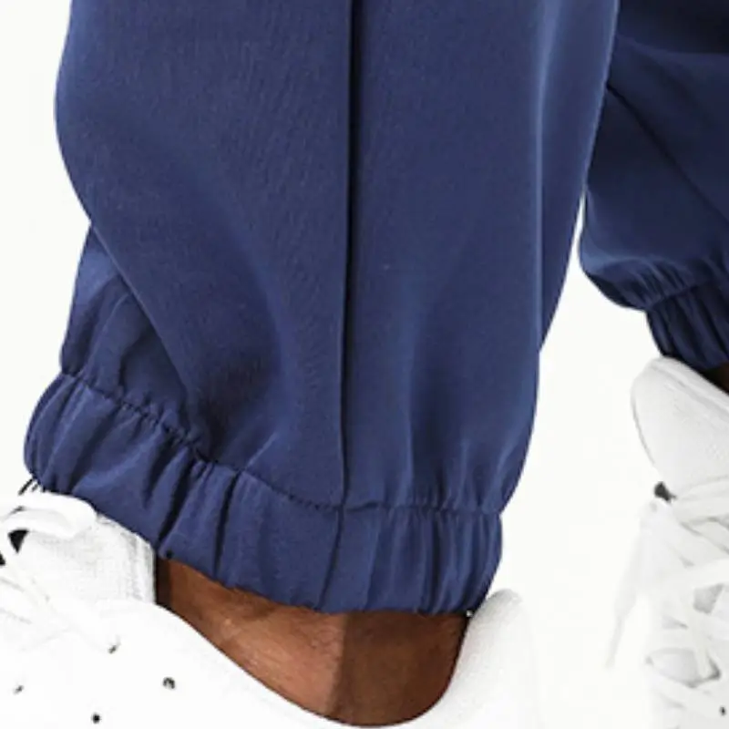 Fashionable Sporty Blended Synthetic Fabrics Casual Pants-7