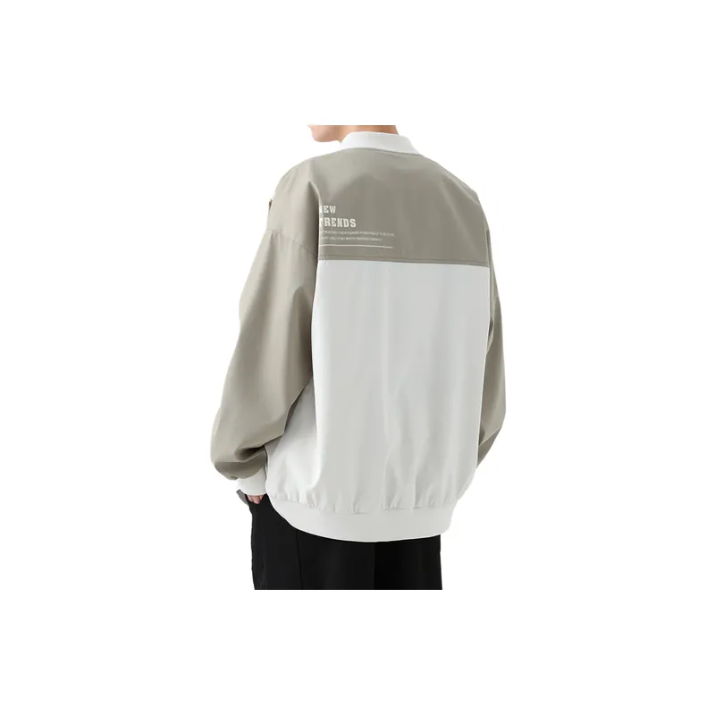 Casual Simple Baseball Jersey-3