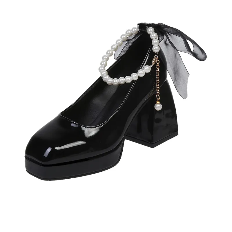 Bow Fashionable Mary Jane Shoes-0