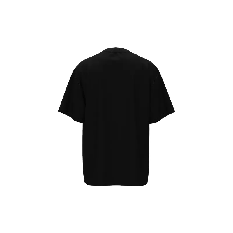 Casual Loose Combed Cotton T Shirt-7