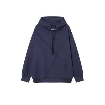 Ins Tide Loose fitting High collar Hooded Sweater