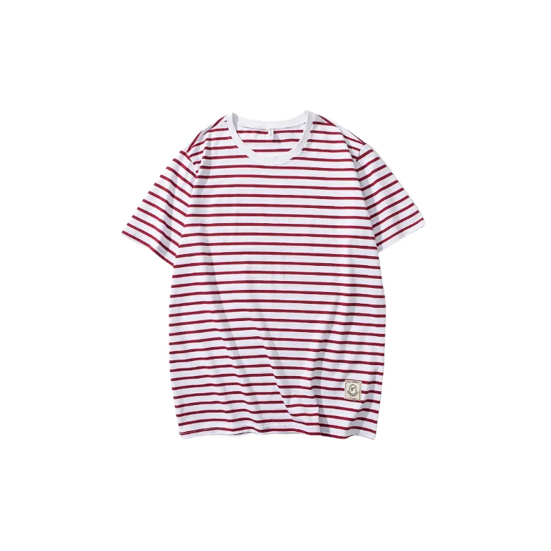 Trendy Loose Cotton Blended Fabric T-Shirt-2