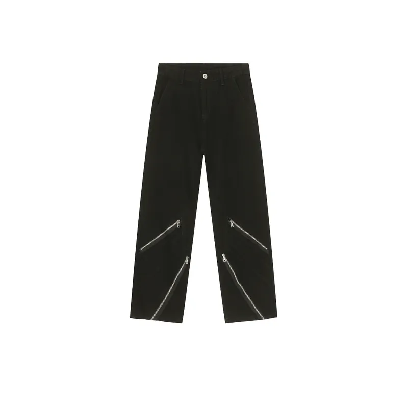 New Zipper Decoration Jeans