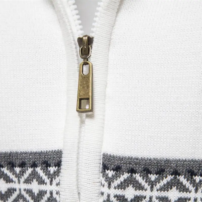 Simple Long Sleeve Cotton Sweater-6