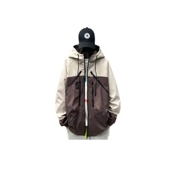 Trendy Hooded Windproof Jacket