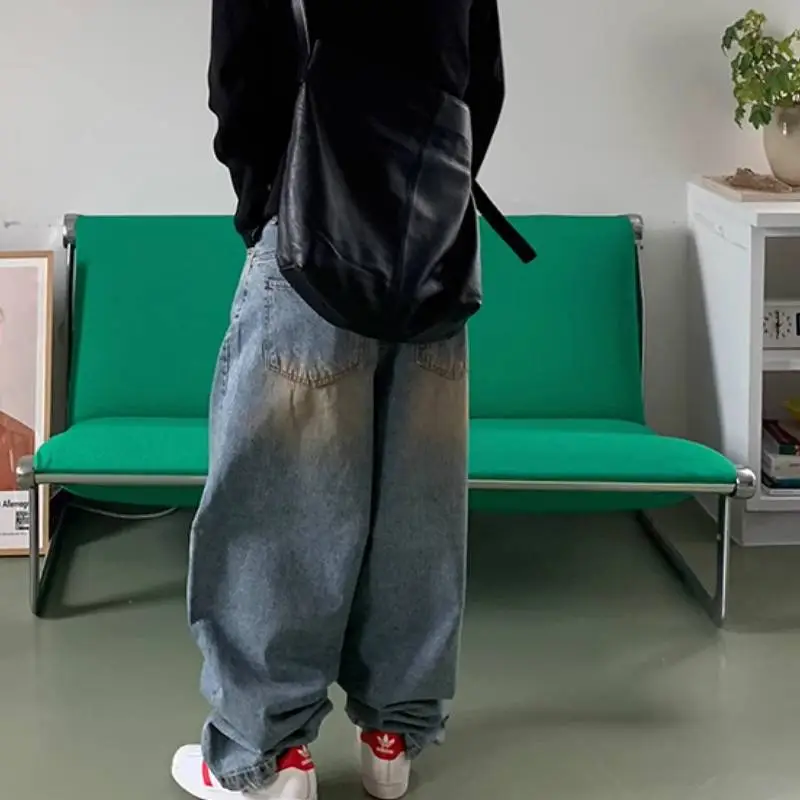 Loose Simple Jeans-3