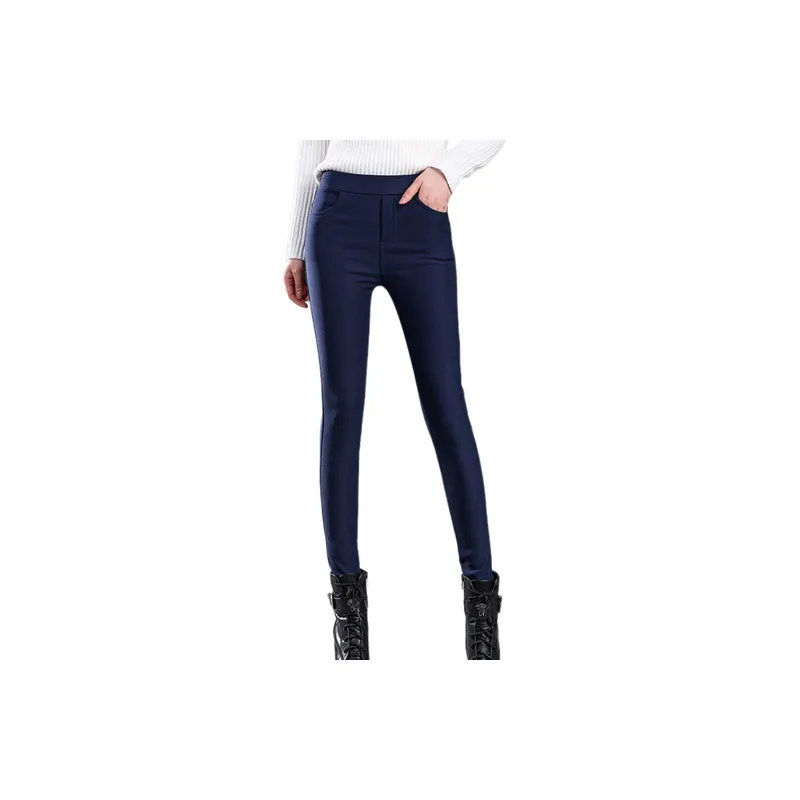 Fashionable Simple Cotton Casual Pants Women-4