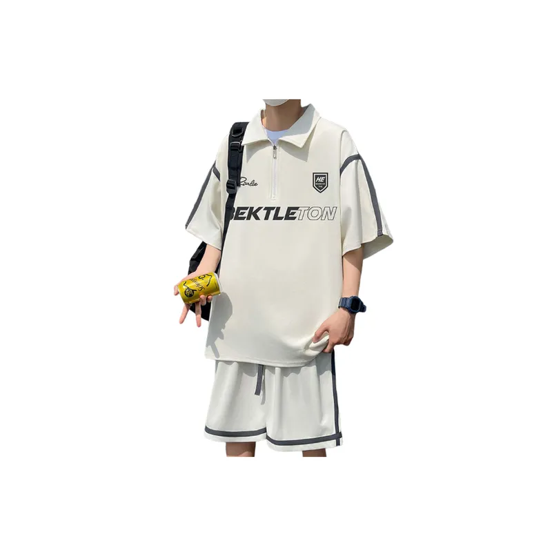New Polo T Shirt And Short Set-5
