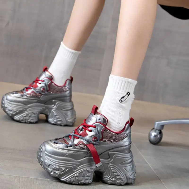 Casual Sporty Chunky Sneakers-5