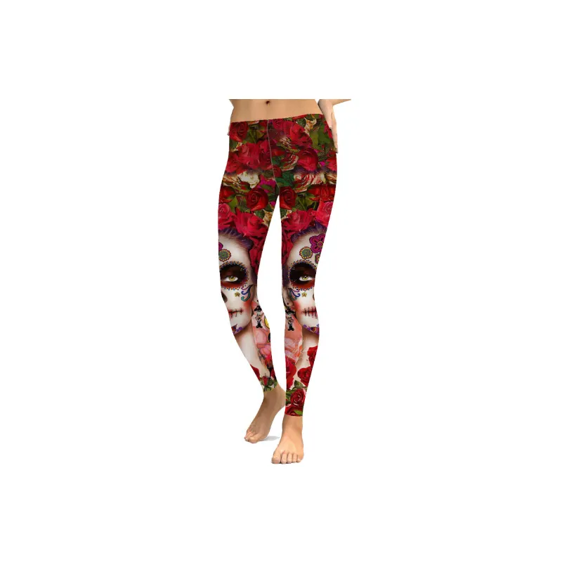 Basics Print Leggings Women-2