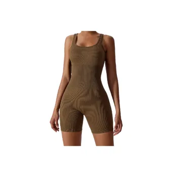 Basics Casual Nylon Spandex Blend Bodysuit Women