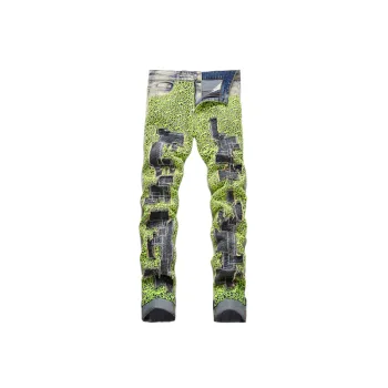 Casual Simple Spider Jeans