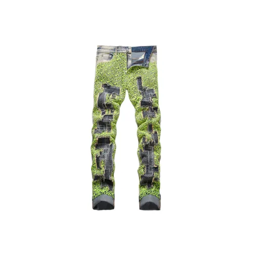 Casual Simple Spider Jeans