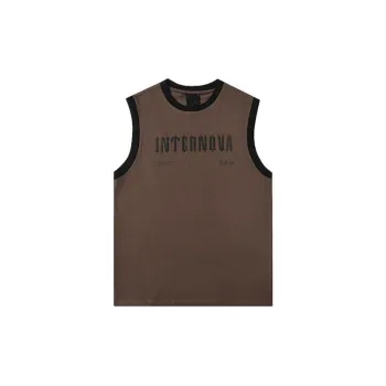 Trendy Brand Letter Printed Vest